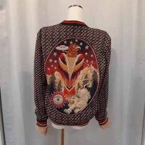 ★ZARA★ JACQUARD BOMBER JACKET Zara | Jackets & Coats | Rare Zara Mens Jacquard Tapestry